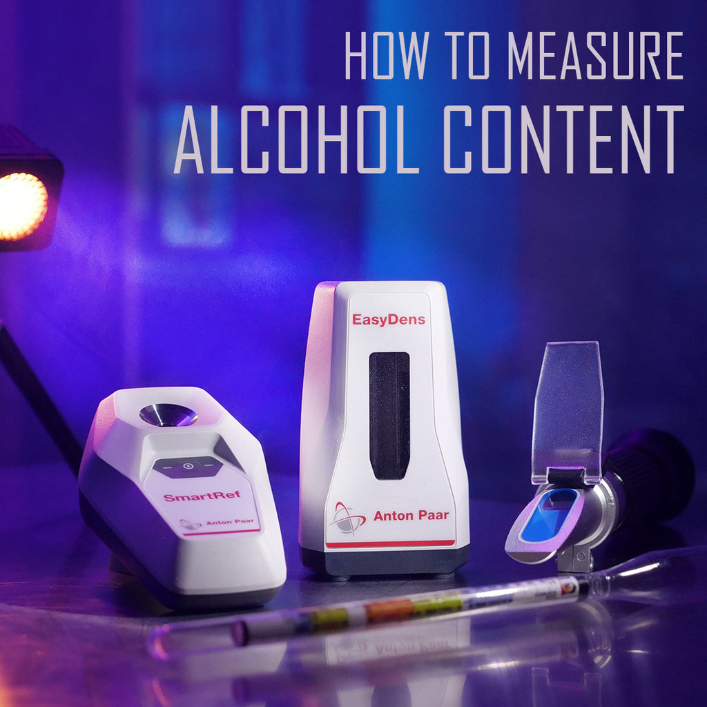 Digital Refractometer for Potential Alcohol (% V/V) Analysis in